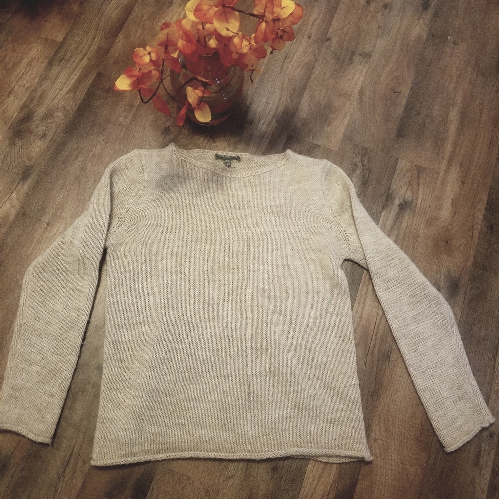 Don't Ask Why beige sweater